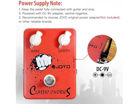 JOYO JF-02 Ultimate Drive Guitar Effect Pedal Overdrive Pedal