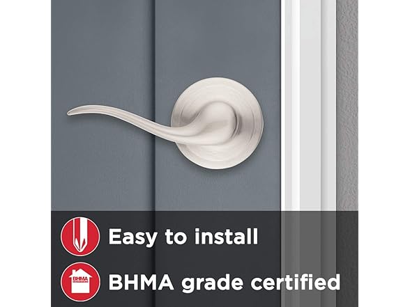 2Pk Or 3Pk Kwikset Passage Door Handle