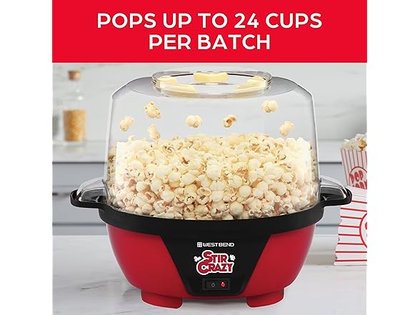 West Bend Stir Crazy Hot Oil Popcorn Popper