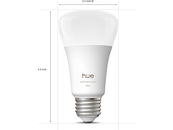 Philips Hue Smart LED A19 Bulb 4-Pack