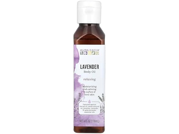 Aura Cacia Body Oil Relaxng Lavender