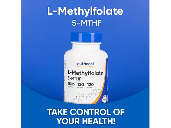 Nutricost L Methylfolate 15mg 120 Capsules