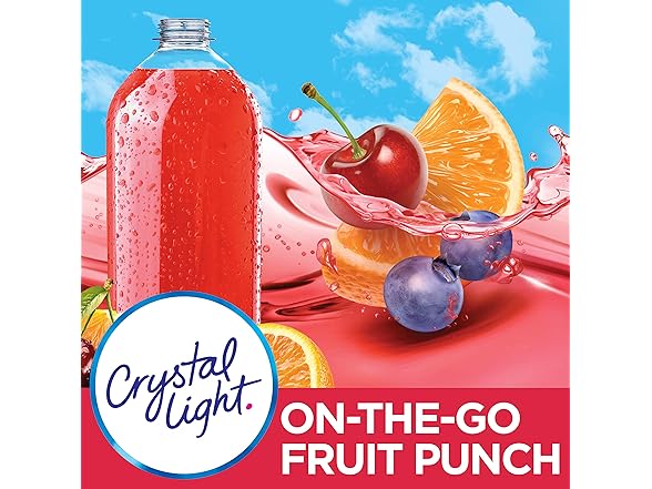Crystal Light Fruit Punch Drink Mix (10 Packets)