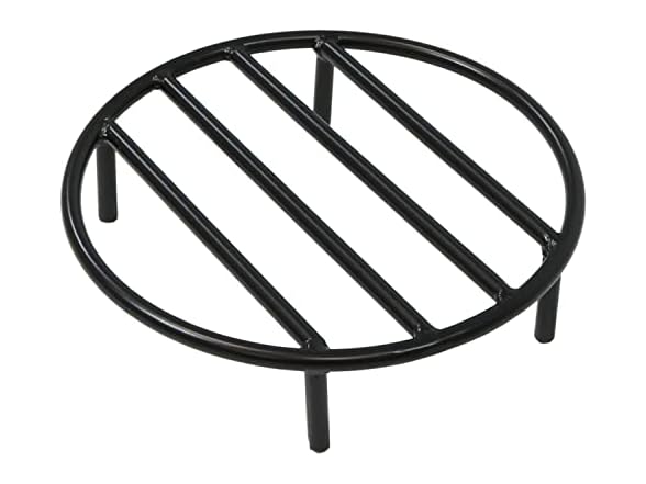 Sunnydaze Decor NB-RG12-INV Firewood Log Grate - 12in Blk