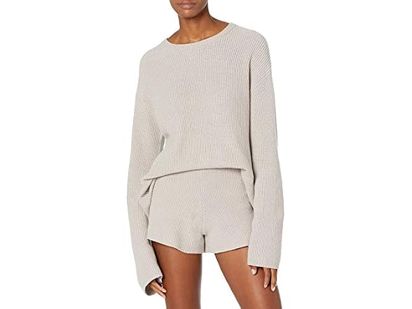 The Drop Women Alice Crew-neck Back-slit Sweater - Gallery 5