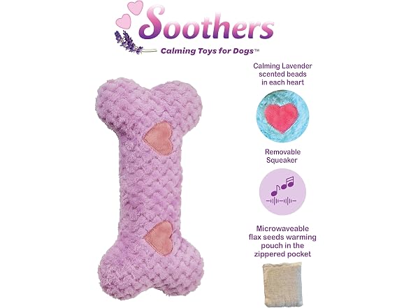 SPOT Soothers Warm Hug Bone - Calming Plush - Gallery 3
