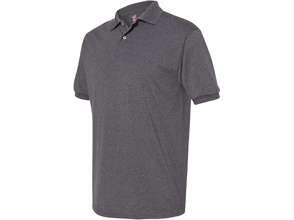 Hanes Men (L) Adult EcoSmart® Knit Polo Jersey