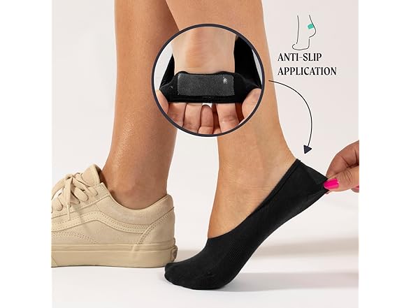 CALZITALY Men's 6 Pairs Liner Socks 10-13.5