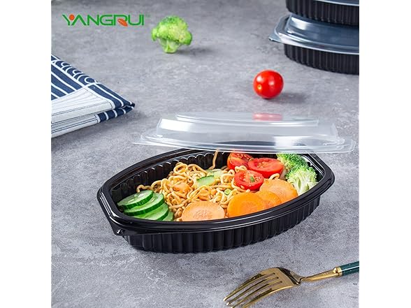 30 Pack Reusable To Go Food Containers