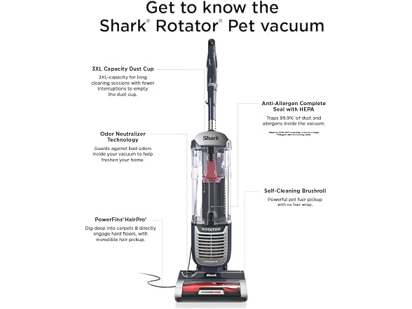 Shark Rotator Pet Upright Vacuum
