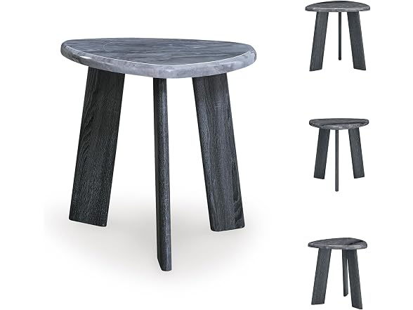 Ashley Bluebond Table Set 3pc Gray