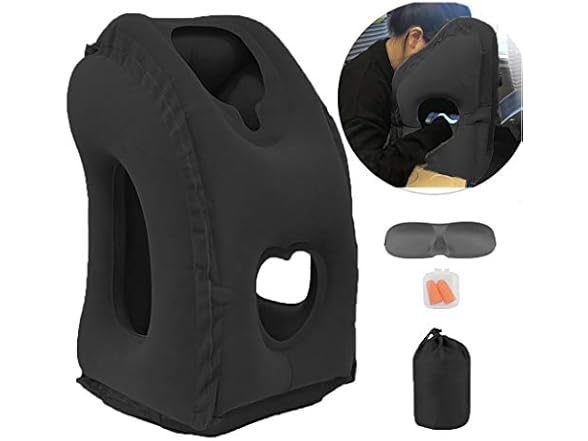 Kimiandy Inflatable Travel Neck Pillow