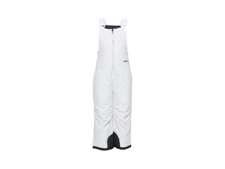 Arctix Infant/Toddler Chest High Snow Bib Overalls, White, 3T
