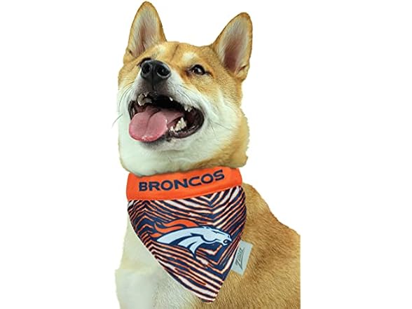 Zubaz NFL Team Reversible Pet Bandana for Do