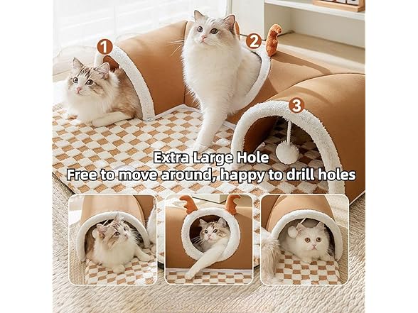 CXYYXF small Cat Tunnel Bed