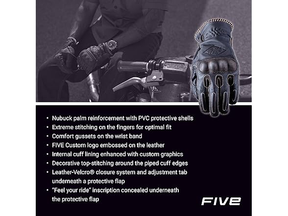 FIVE GLOVES Oklahoma Motorcycle Gloves