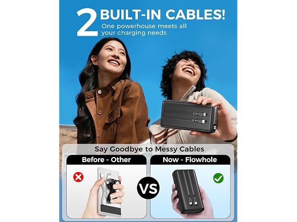 Portable Charger 40000mAh Power Bank (pink or black)