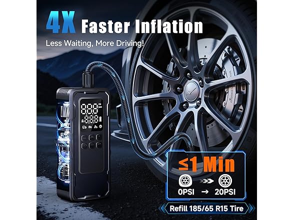 Clopria Portable Tire Inflator