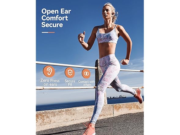 DEMICEA Open Ear Bone Conduction Sport Wireless Headphones