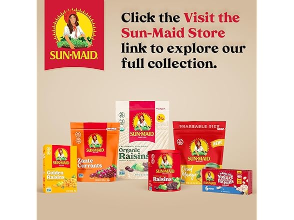 Sun-Maid Yogurt Raisins 1oz (6pk)