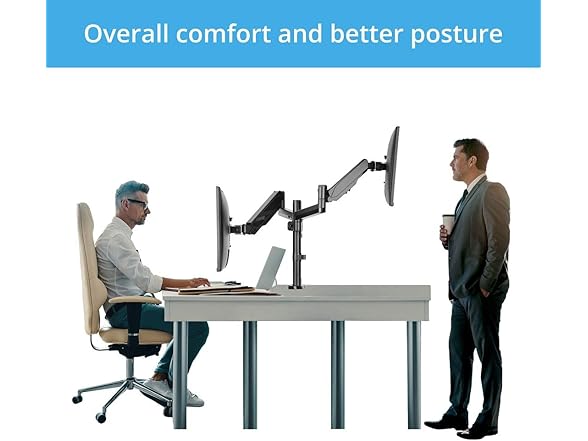 Halter Double Monitor Stand for Desk