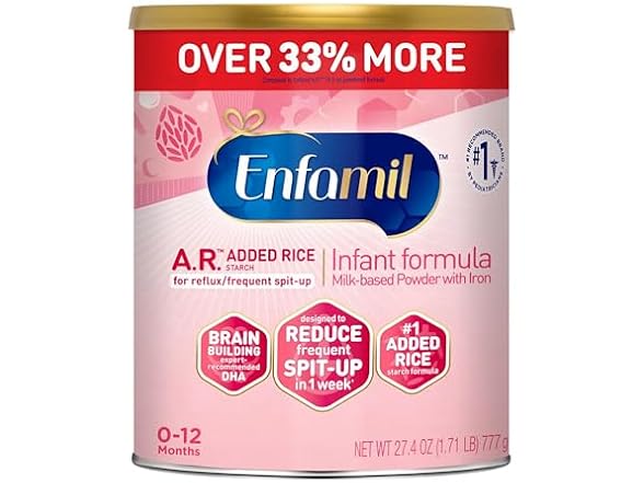 Enfamil A.R. Baby Formula Proven to Reduce Spit