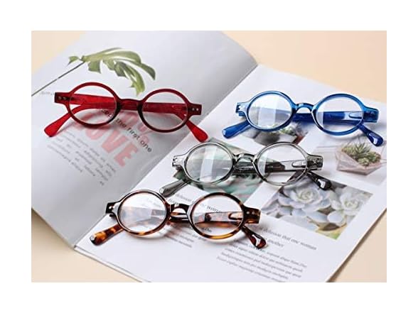 10 Pack Retro Round Reading Glasses