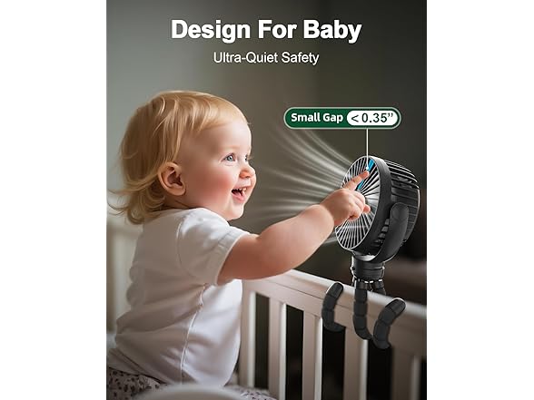 FRIZCOL Portable Stroller Fan