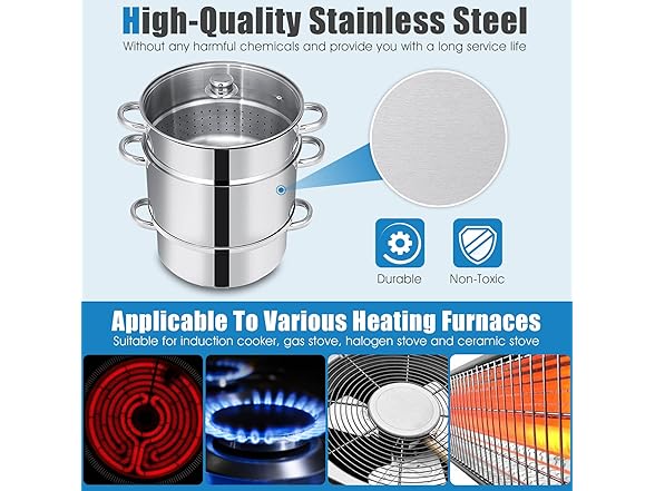 FANTASK 11-Quart Steam Juicer