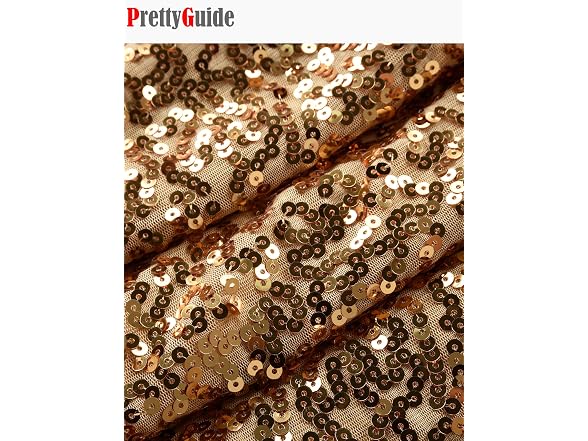 PrettyGuide Women (20-22) Sequin Skirt High Skirt