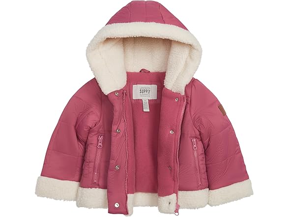 LONDON FOG Kids (24 Mon) Baby Girls' Heavyweight W