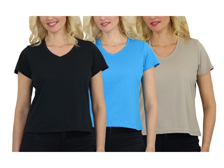 DivaTee WC-----(Women's 3Pack) / JLVT-100 / BK-AQ-MV /