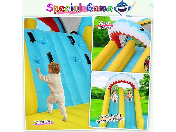 Shark Attack Fun Zone Bounce House