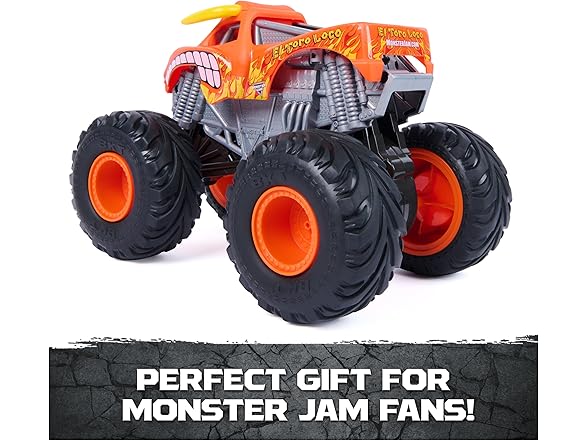 Monster Jam, Official El Toro Loco Rev ‘N Roar 1:15 Scale Monster Truck