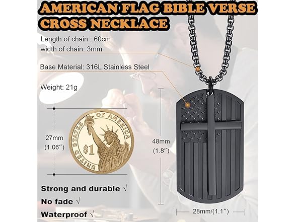 MEALGUET Do Not Fear Necklace