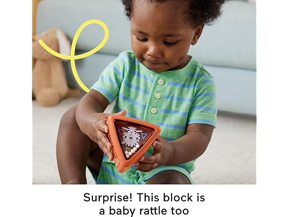 Fisher-Price Baby Toy Busy Activity Sensory Blocks