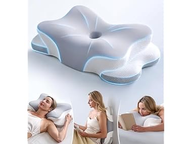 $29.99, Was $49.99, 40% Off! CloudCoz 5X Support Ergonomic Contour Pillow dealfomo