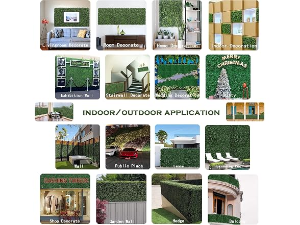 Bybeton 40"x120"(33sqft) Ivy Privacy
