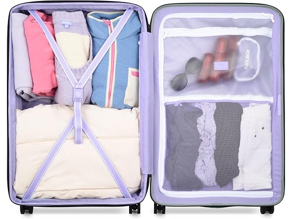 florence Hardside Expandable Luggage Sage Green