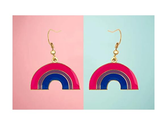 COLDDOX Bisexual Pride Rainbow Earrings