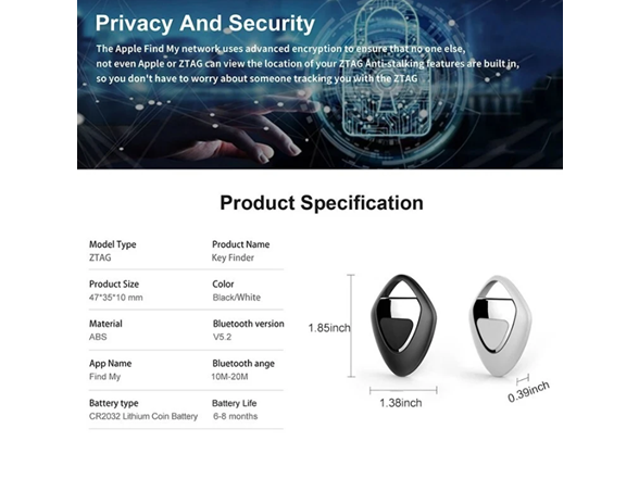 ZTAG Air Anti-Theft Tracker iOS