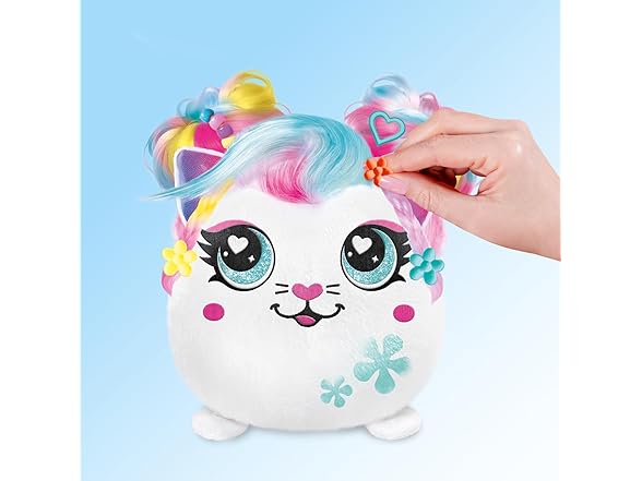 Canal Toys Airbrush Plush Hair’iffic Squishy Kitty