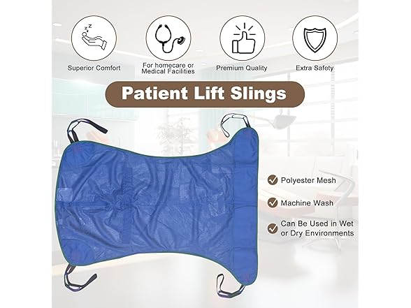 JGKwong Patient Lift Sling-Transfer