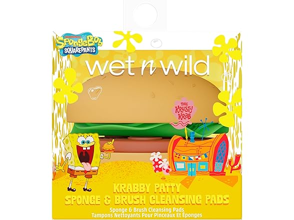 wet n wild SpongeBob Sponge & Brush Cleansing Pads