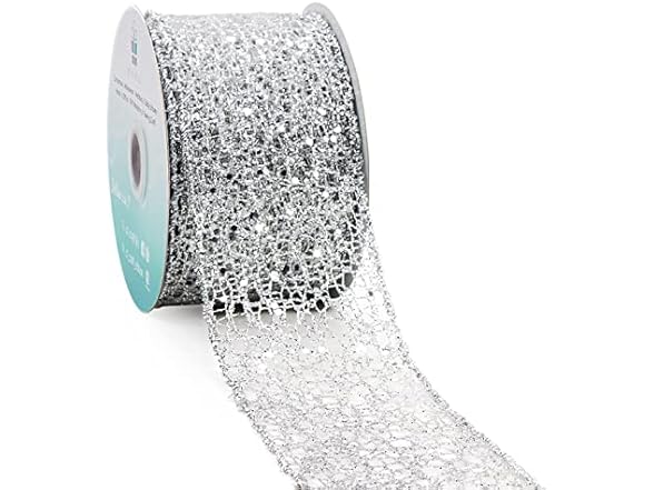 CT CRAFT LLC Sparkling Glitter Mesh Wire