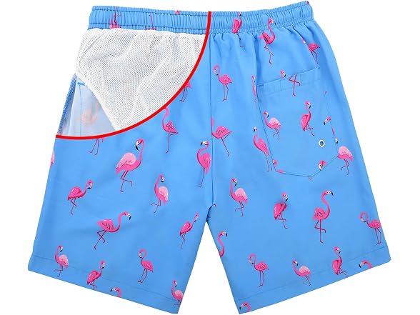 American Trends Men (L) Swim Trunks Beach Shorts