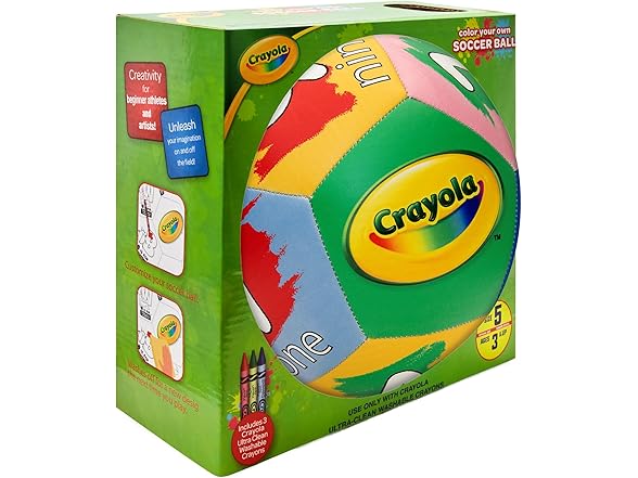 Crayola Official Soccer Ball - Number Size 5