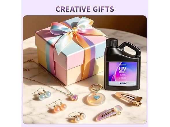 500g UV Resin Kit, Crystal Clear UV