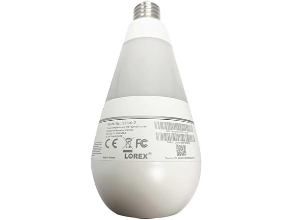 Lorex 2K Wi-Fi Smart Lightbulb Camera