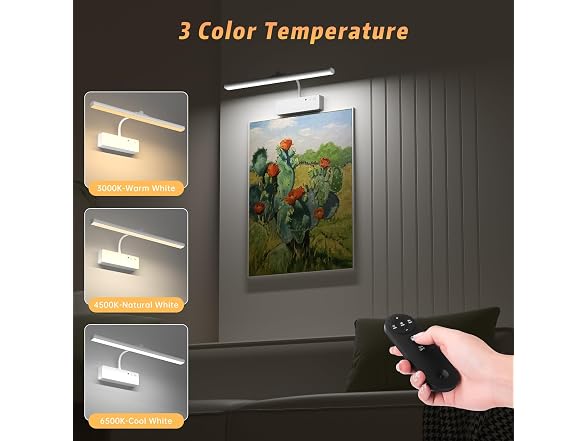 Lightbiz Picture Light 15.35in White